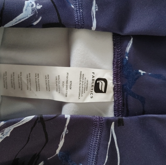2/$40 Floral Fabletics Leggings - Picture 2 of 7